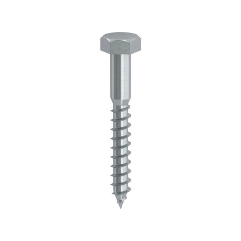 TIRAFONDI P/LEGNO D  8X 80 MM AMBROVIT- 100,0 pz