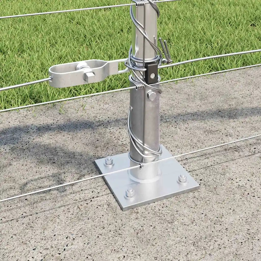 Palo della recinzione Zincato 25 x 1 m Acciaio
