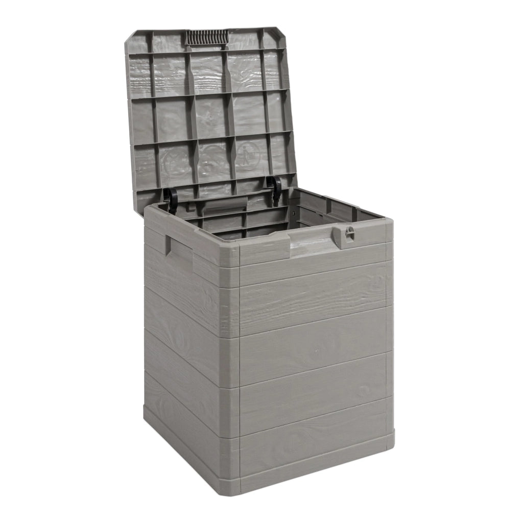 Baule Multiuso Woodys Toomax 90 Litri Resina Tortora 42,5 x 44 x 50 cm