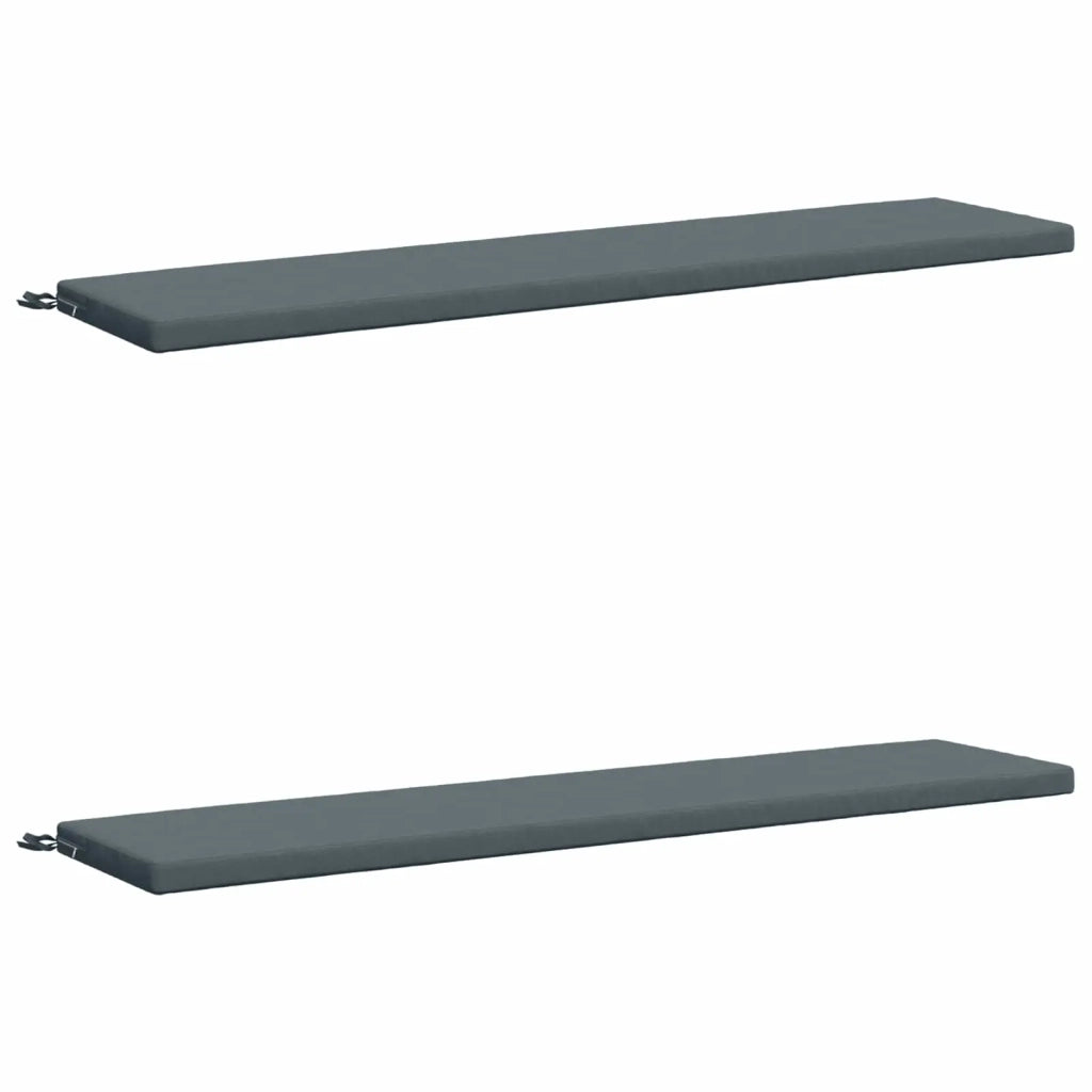 Cuscini per Panchina a 2 Pezzi SOEST 2 pz 100% Poliestere Blu 949091