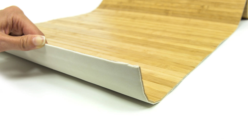 Tappeto Bamboo Passatoia Antiscivolo Degradè Colore Marrone - 50x140 - Marrone