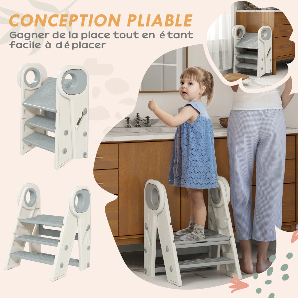 Scala per bambini 3 gradini ¨C Minimal ¨C grigio