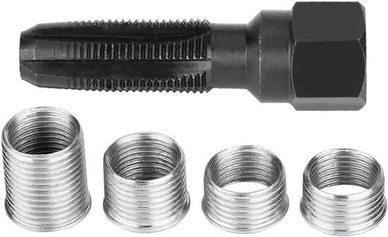 Componenti di accensione - Attrezzi di accensione - Acciaio di carbonio - Candelotti da 14 mm - 5 pezzi di alta qualità, facili da utilizzare - Adatto per - Diversi modelli - Versione nera.