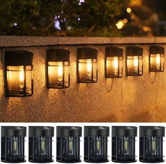 Lampada solare da esterno - Set da 6, IP65 Impermeabile
