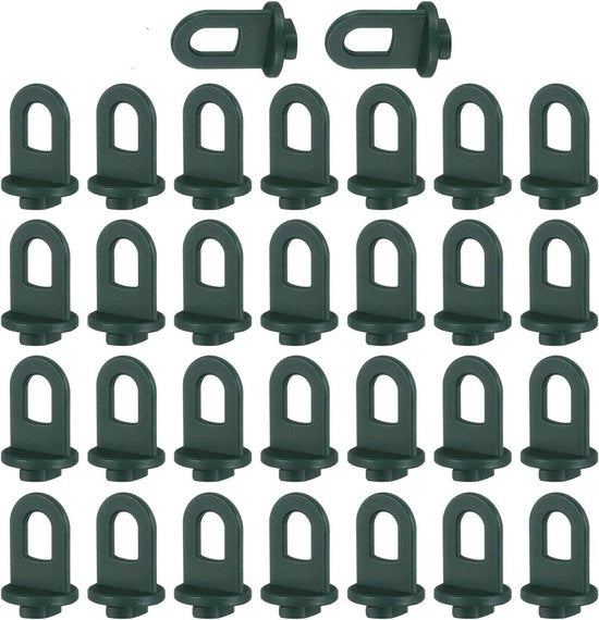 30 pezzi di clip per brodo - contenitore per accessori di serra con attacco di sollevamento rafforzato (capacità 30 kg)