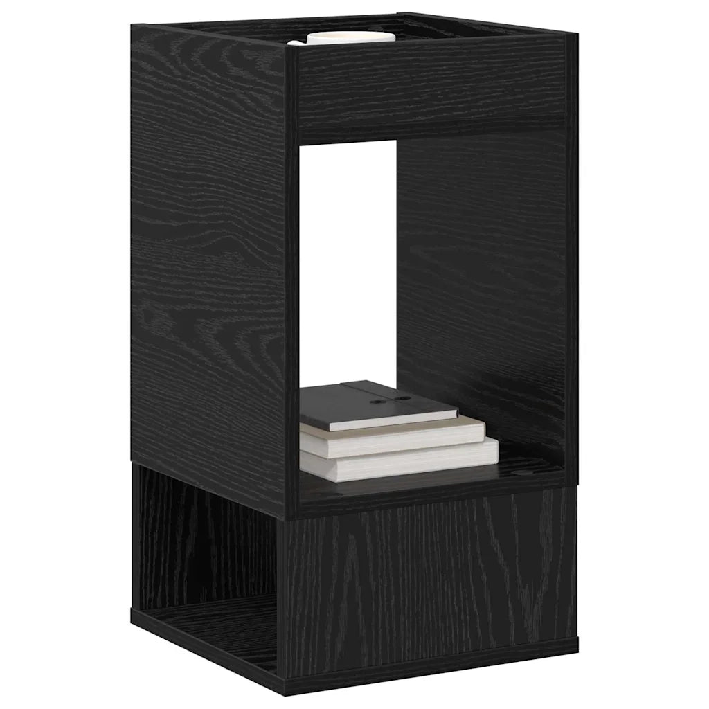 Tavolino 2 pcs Rovere Nero 30 x 30 x 56 cm Legno multistrato 890931