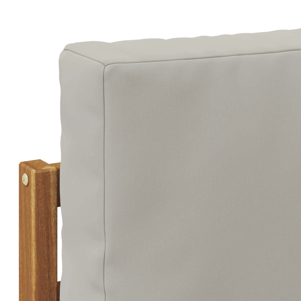 Set di divani da esterno 7 pcs Grigio Naturale e Chiaro 3366549