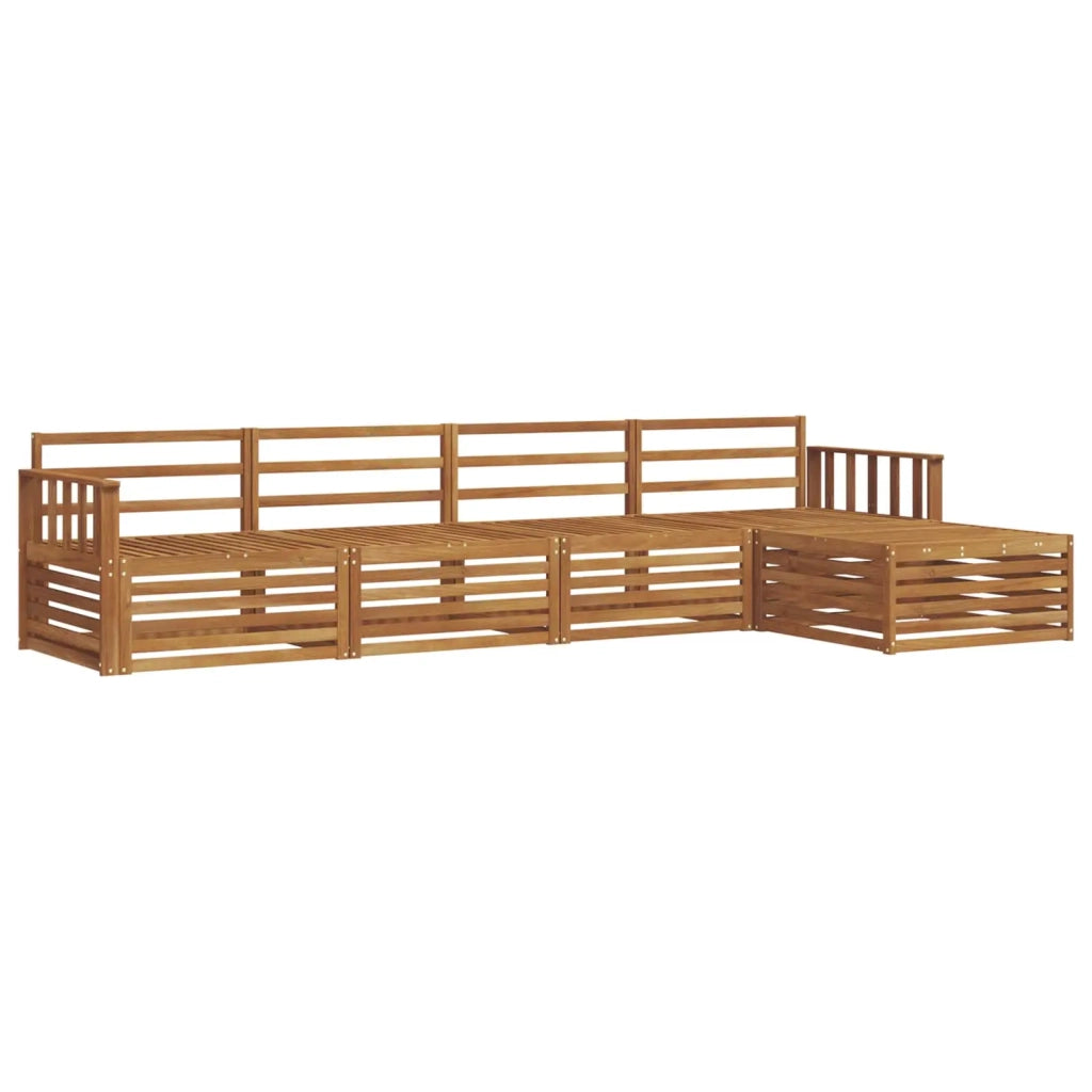 Set di divani da esterno 5 pcs Naturale 3373289