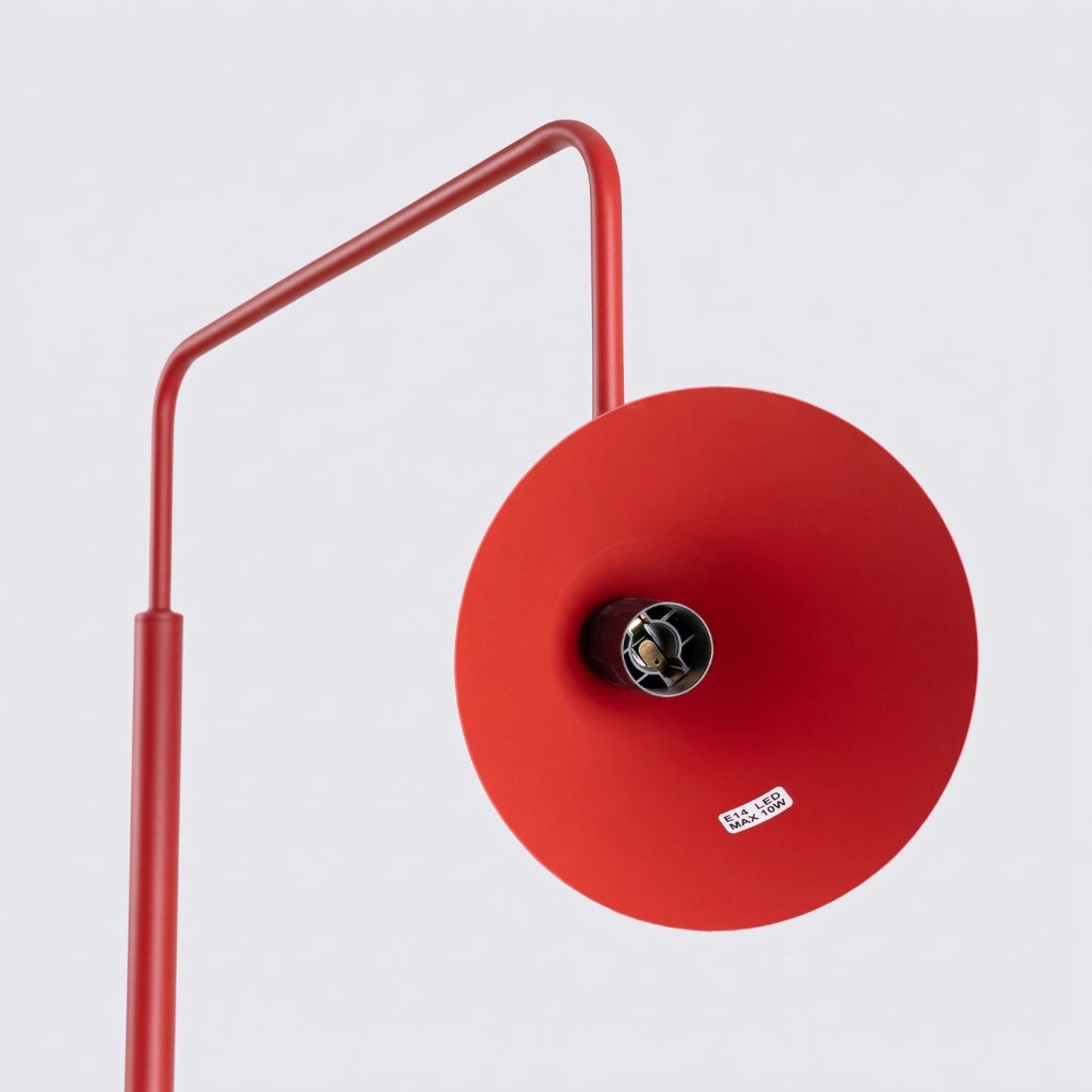 Lampada da terra NOX rosso