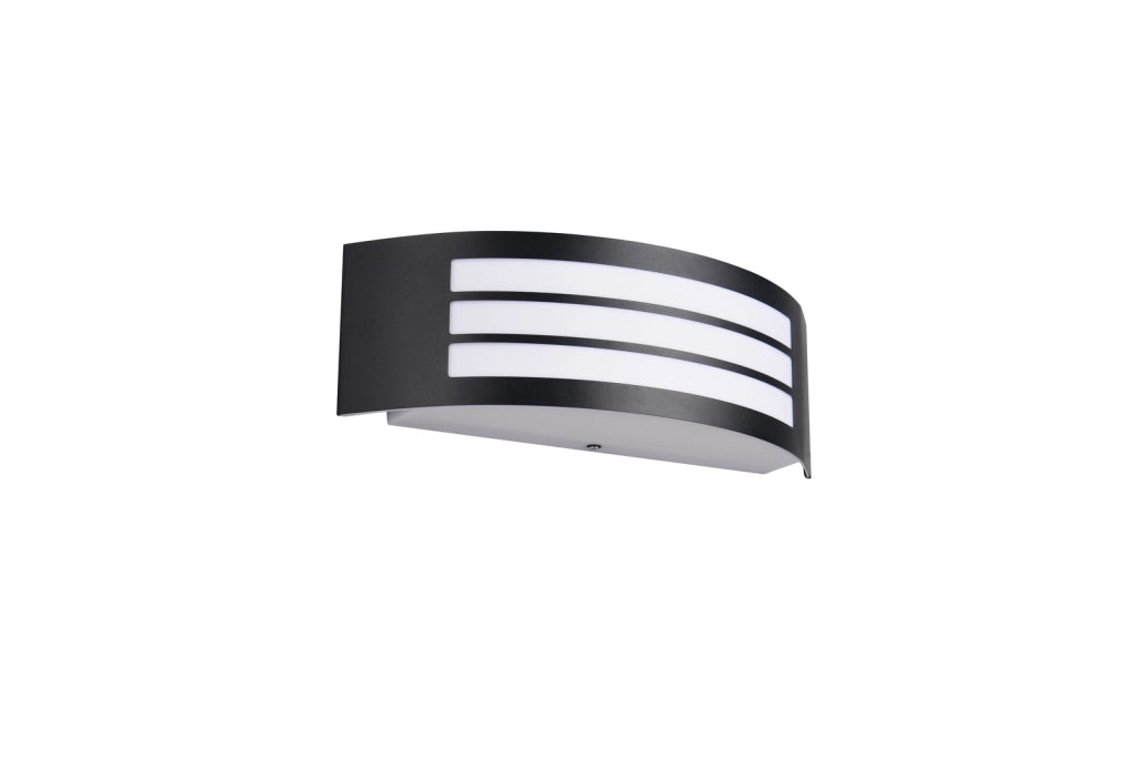 Applique da esterno CEUTA RL nera metallo E27 IP44