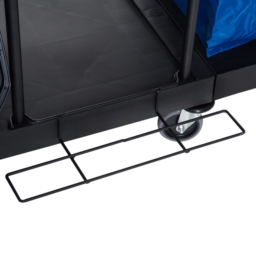 Carrello professionale per pulizie con strizzatore e secchi
