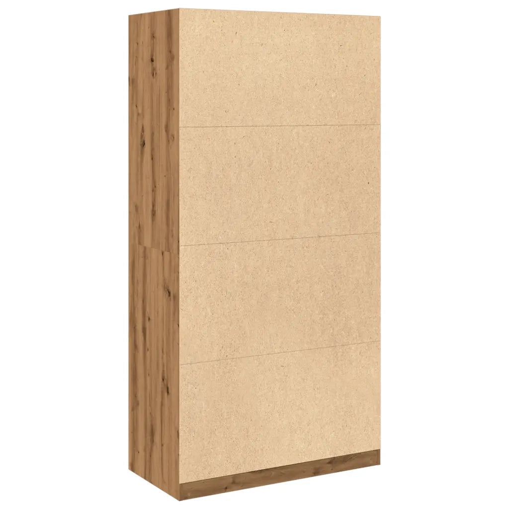 Armadio Rovere Artigianale 100x50x200 cm in Legno Multistrato