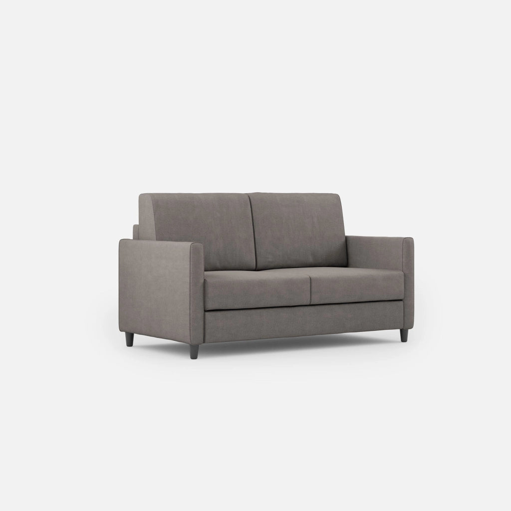Divano 2 Posti 158x85x85 cm Karay in Tessuto Grigio