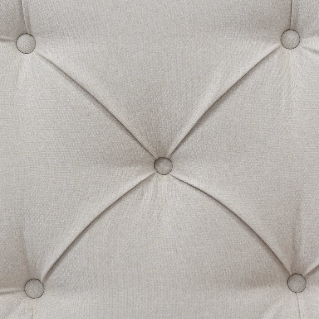 Letto imbottito 140x200 cm con contenitore idraulico in cotone grigio chiaro