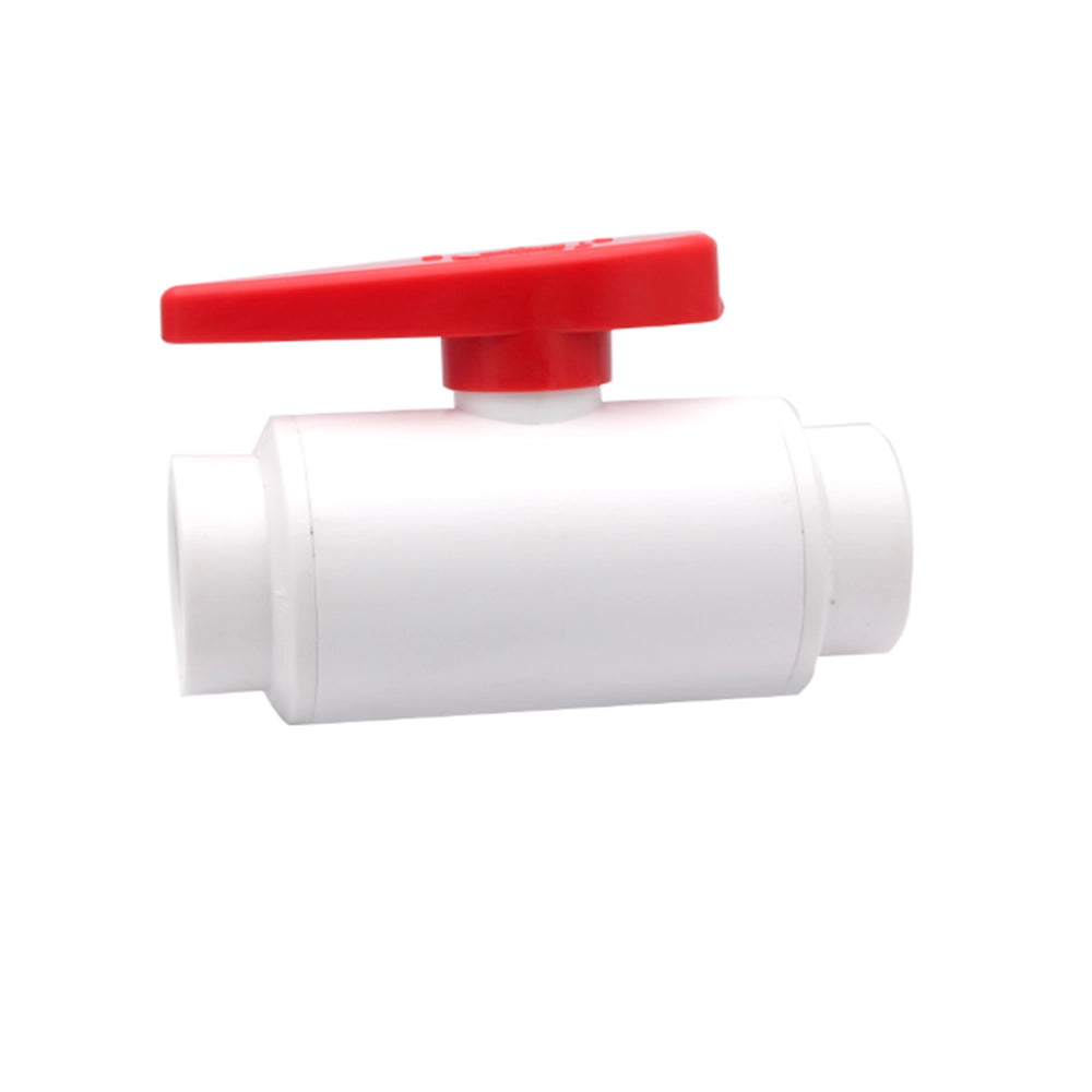 Aquariumline PVC Ballvalve bianca ad incollaggio Ø32mm - valvola di chiusura a sfera