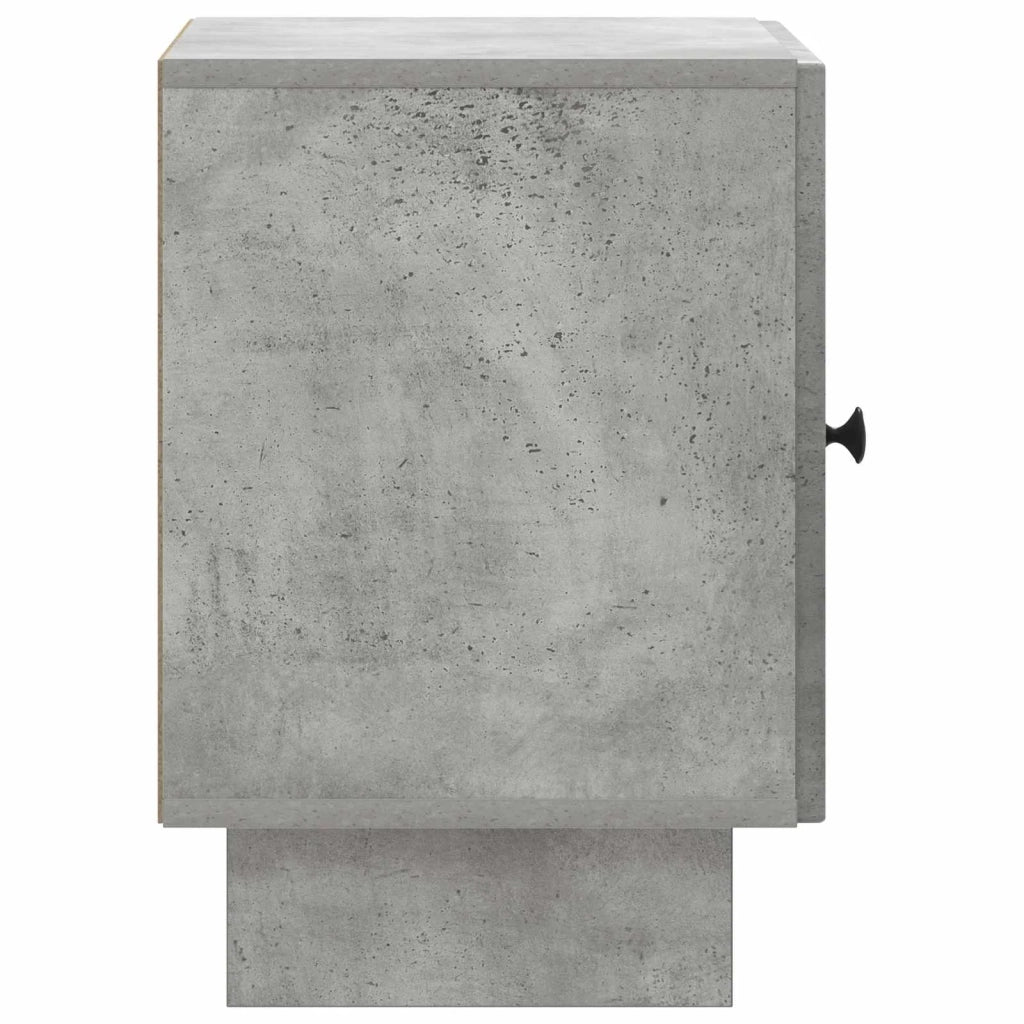 Armadio da Notte 2 pz Grigio Cemento 43 x 34,5 x 50 cm 893882