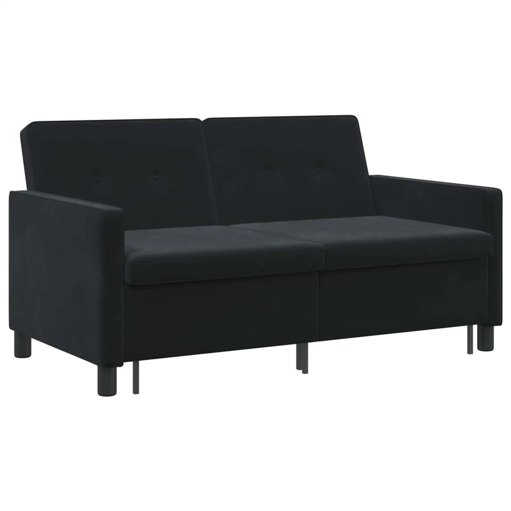 Divano letto | Sof¨¤ letto | Letto singolo Nero Tessuto