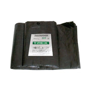 TREX 01919 Telone Plastica Tessuto Occhiellato Rinforzato 100 g-m² Impermeabile Antistrappo Resistente UV Colore Verde Scuro