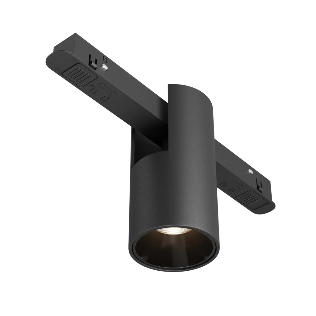 Maytoni Lampada da binario moderna Exility Alfa 1 luce LED integrato nero alluminio