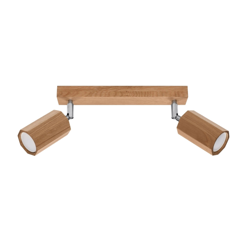 Lampada da soffitto ZEKE 2 rovere