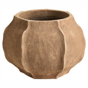 Vaso per piante beige in cemento e fibra di vetro 43 x 29 cm da interno ed esterno