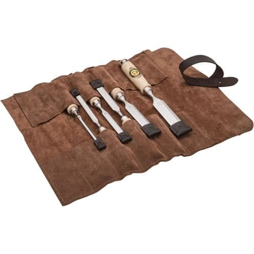 Kirschen set scalpelli 6 pz. custodia pelle 6-10-12-16-20-26