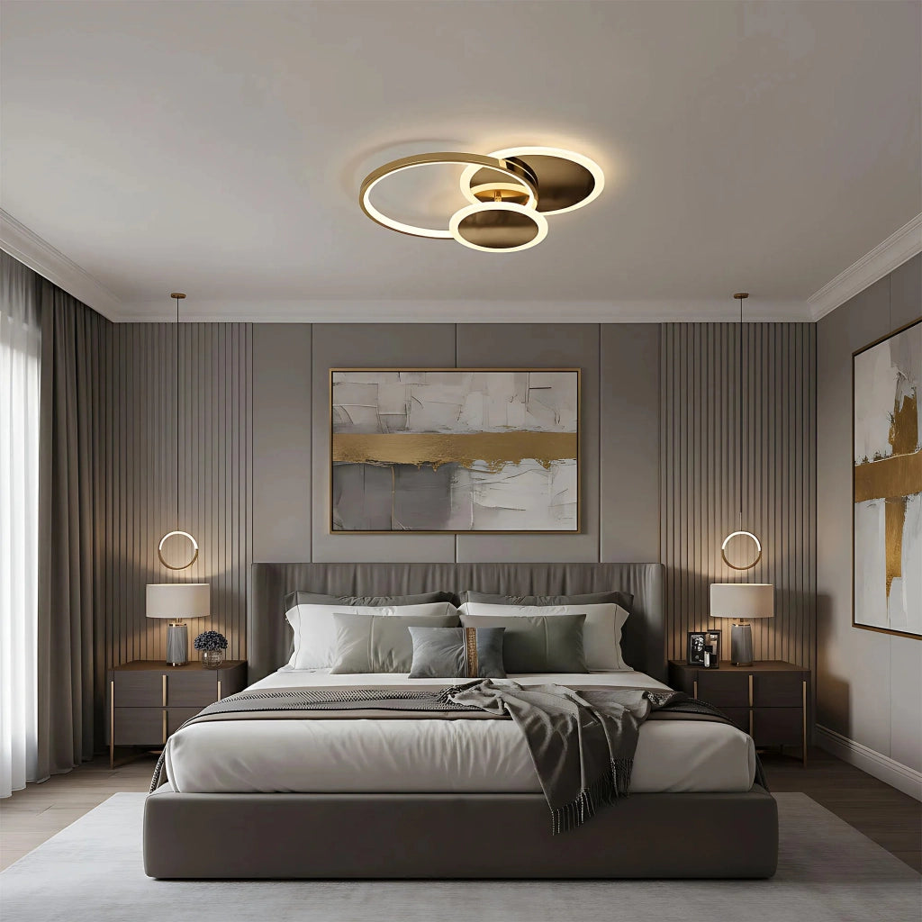 Lampada Da Soffitto App1710-c Gold Led