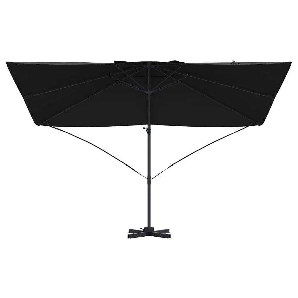 Ombrellone Nero 351 x 250 x 260 cm Poliestere e Alluminio 42003347