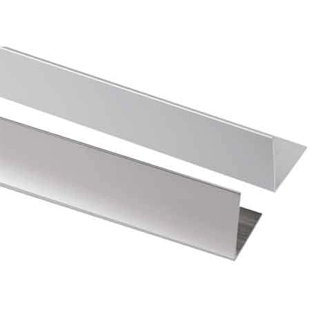PROFILO PER RIVESTIMENTI ANGOLARI 15x15x1 mm - Lucido - barra 2 mt 851/93 - 10 metrilineari- ARCANSAS