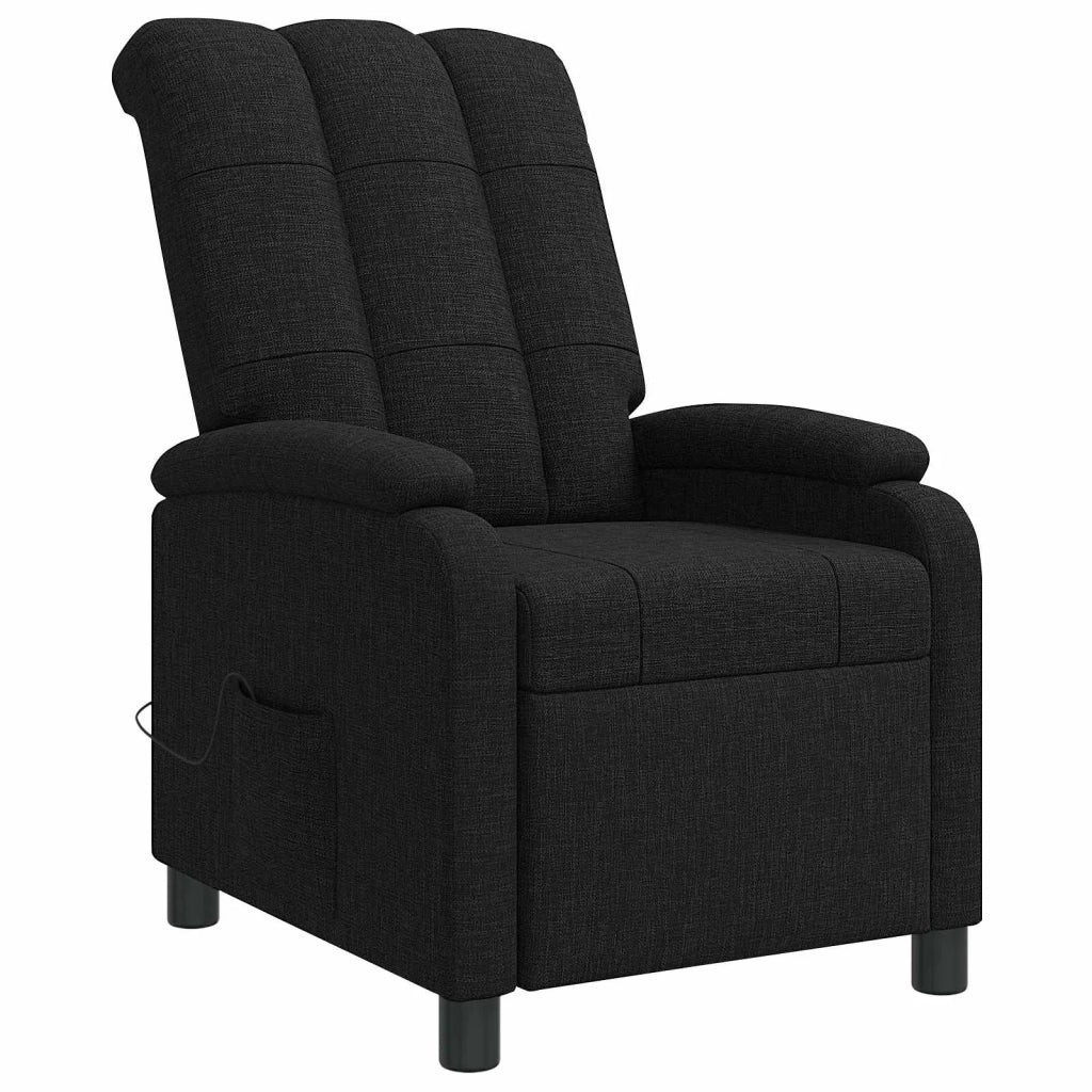 Poltrona Massaggiante Nero Tessuto 42034971