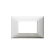14653.81 Placca 3P Alluminio Spazzolato Plana