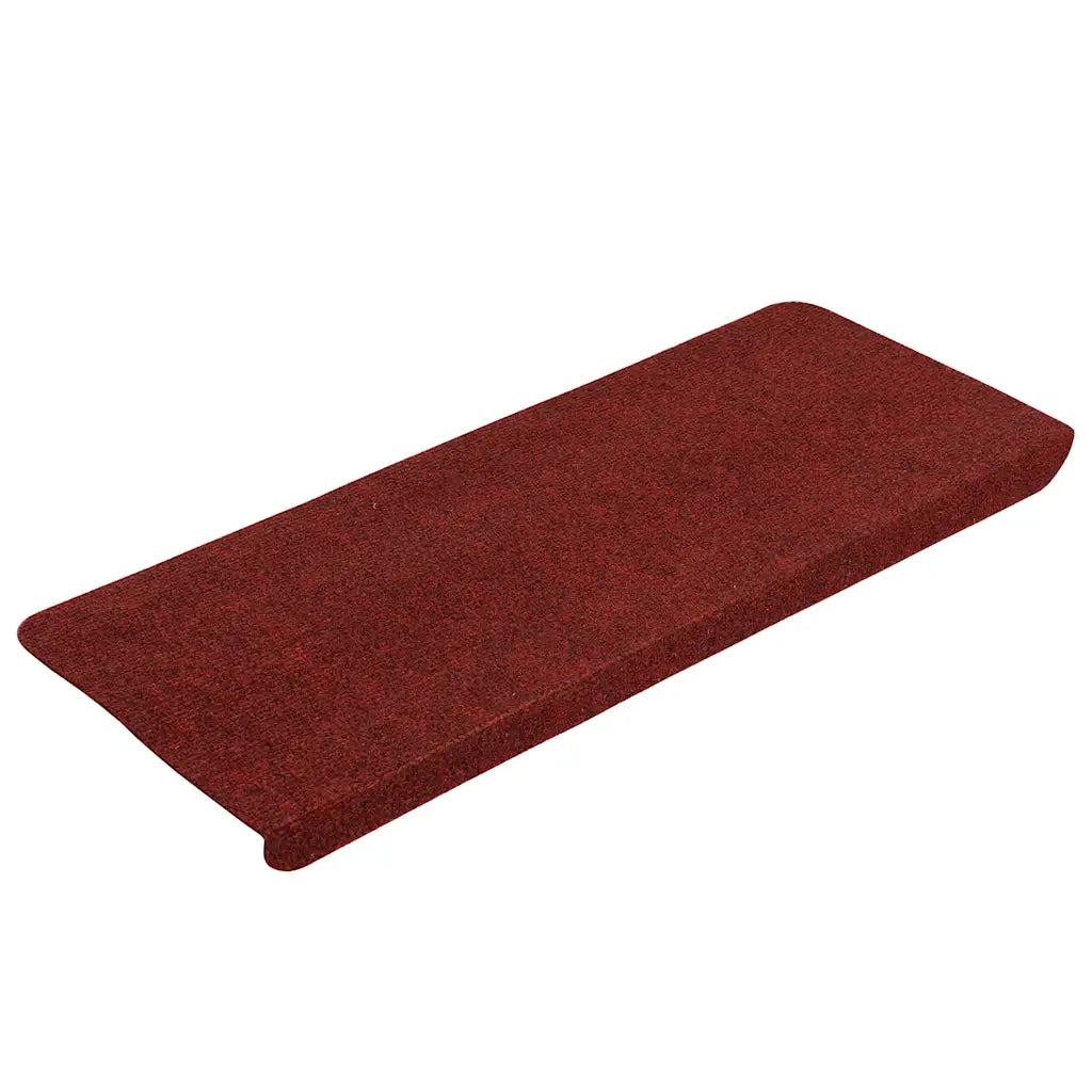 Tappetini Autoadesivi per Scale 30 pz | Gradini per Scale Rossi 65x22,5x3,5 cm