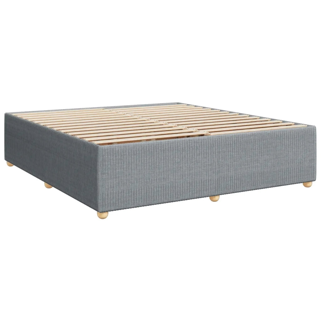 Letto box spring con materasso Grigio Chiaro 180 x 200 cm 3454452