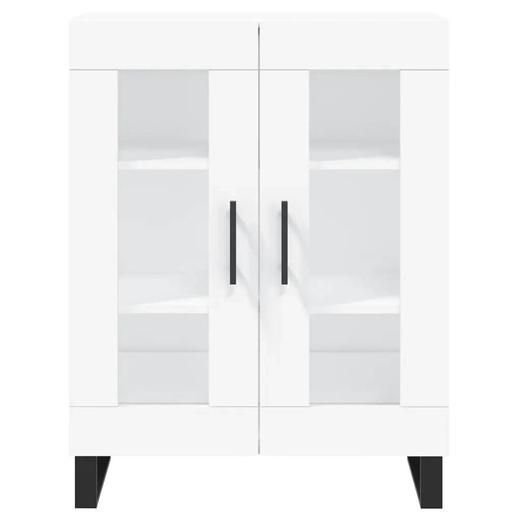 Credenza | Madia | Buffet da pranzo | Armadio da pranzo Bianca 69,5x34x180 cm in Legno Multistrato