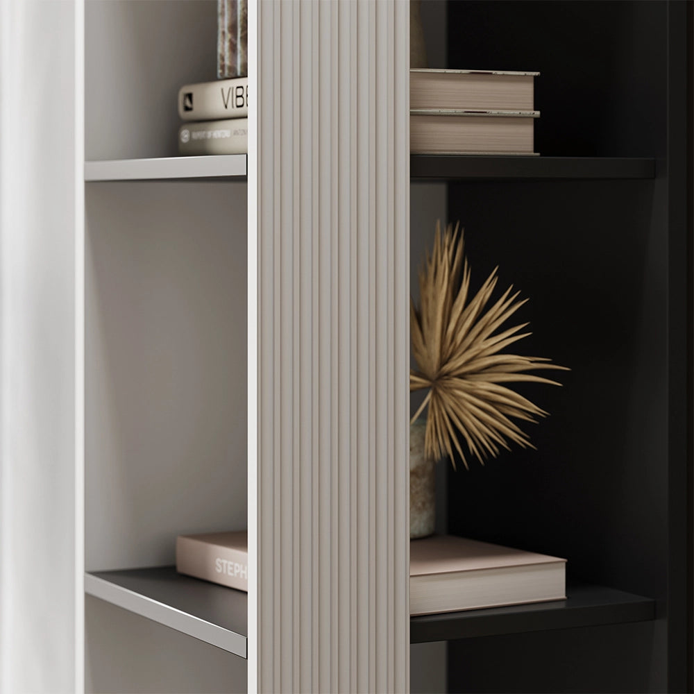 Vicco Libreria Bianco 36 x 188 cm con 5 scomparti