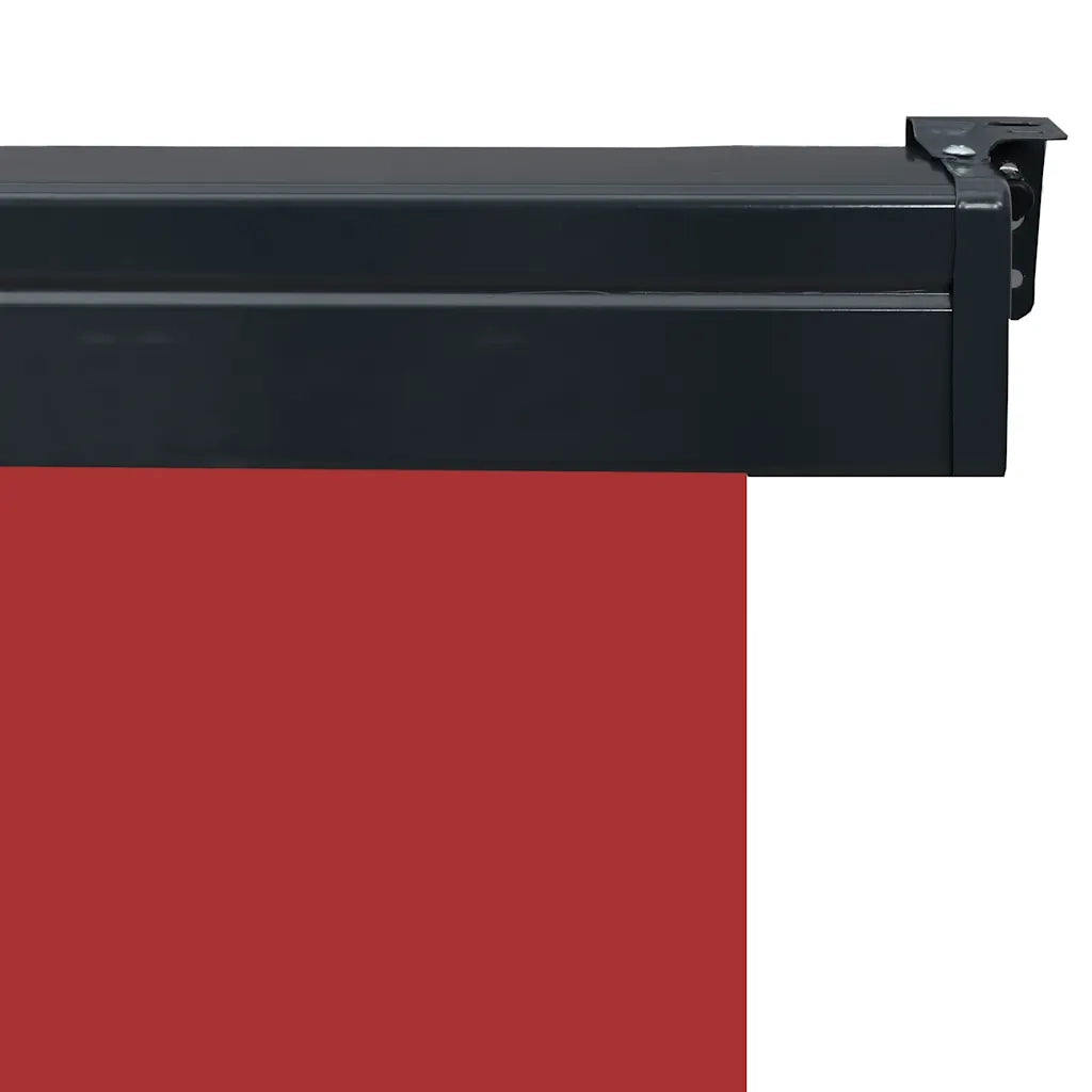 Tendalino Laterale per Balcone-Tenda da Sole Laterale per Patio 165x250 cm Rosso