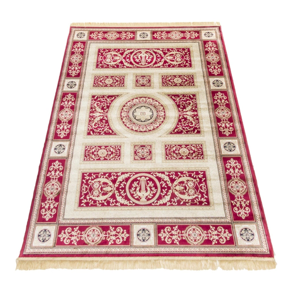 Tappeto RUBINE 350 Imperial ROSSO cm.67x300 disegno classico persiano stile orientale tradizionale. Tappeto salotto, soggiorno, camera da letto, ingresso, corridoio.