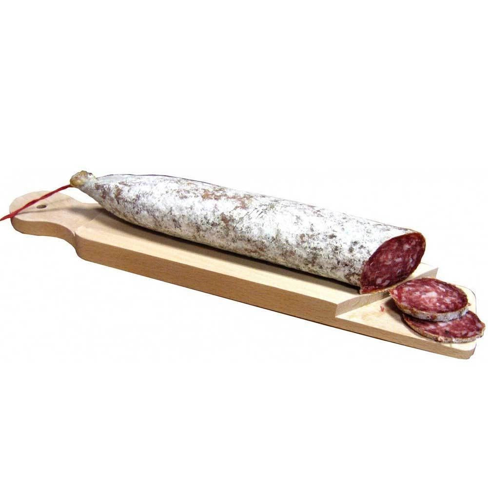 Tagliere In Legno Affetta Salame Rettangolare Con Aggancio Muro 37 x 7,5 x 2 cm