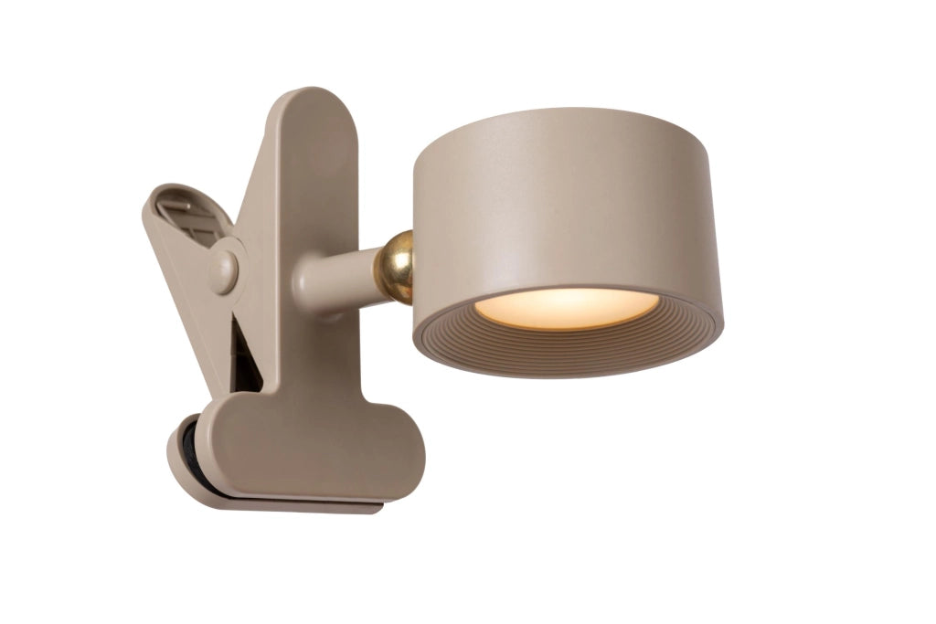 Lampada da scrivania LED curva JOLAN taupe Lucide