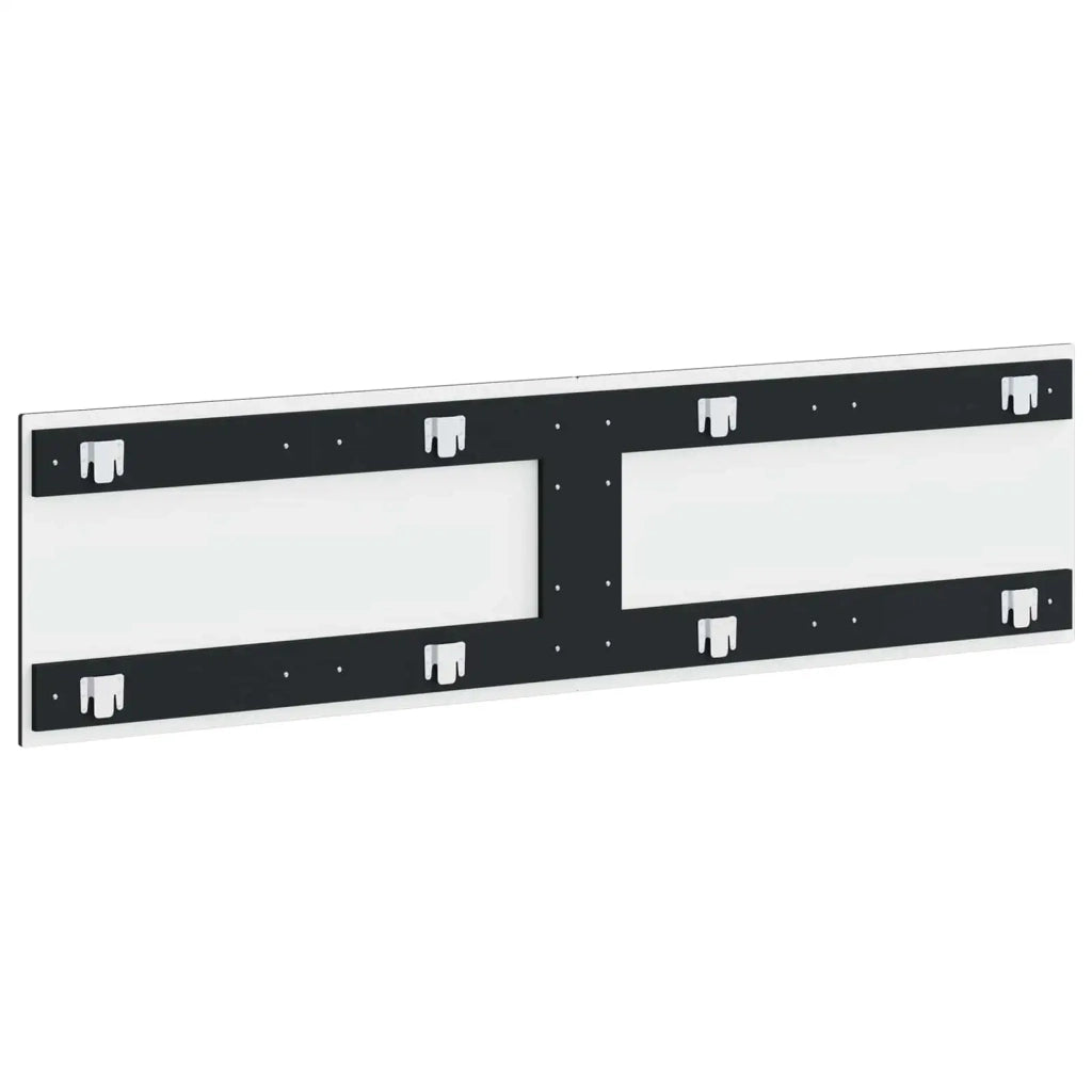 Testiera da Muro EDE Nero Legno ingegnerizzato 896046