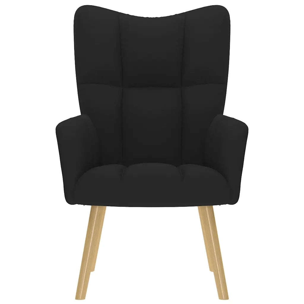 Sedia Relax Nera in Tessuto 4016769