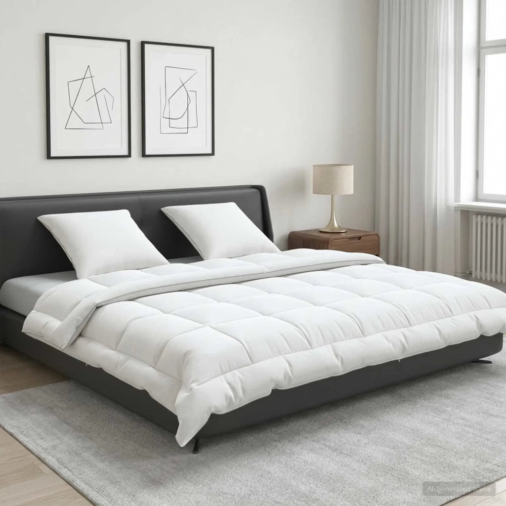 Set di piumone e cuscini 3 pcs 200x220 cm Estate 140 GSM Lana 3441235