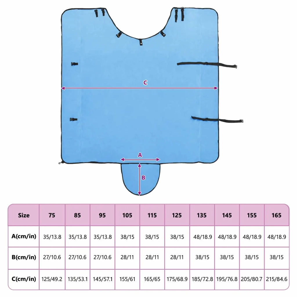 Coperta per Cavalli Aqua Completo 145 cm Poliestere 42013264