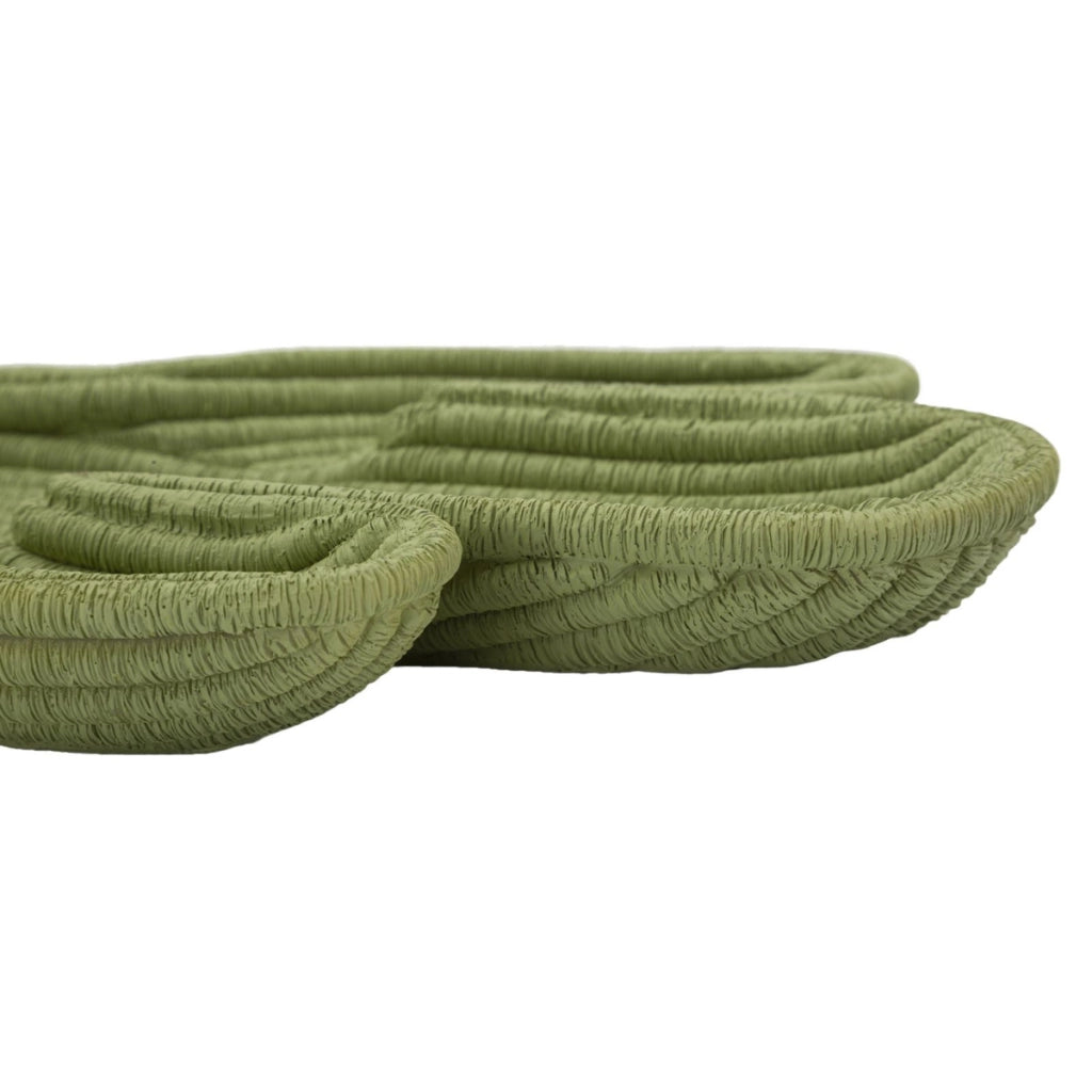 Vassoio Cactus, Verde, Poliresina, 34x3x20 cm