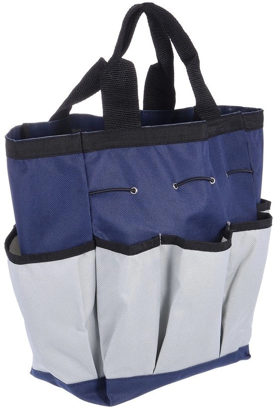 Organizzatore per attrezzi - Borsa di stoccaggio - Tasca di stoccaggio - Raccolta frutta - per giardinieri e interni - 38×14×30cm (blu)