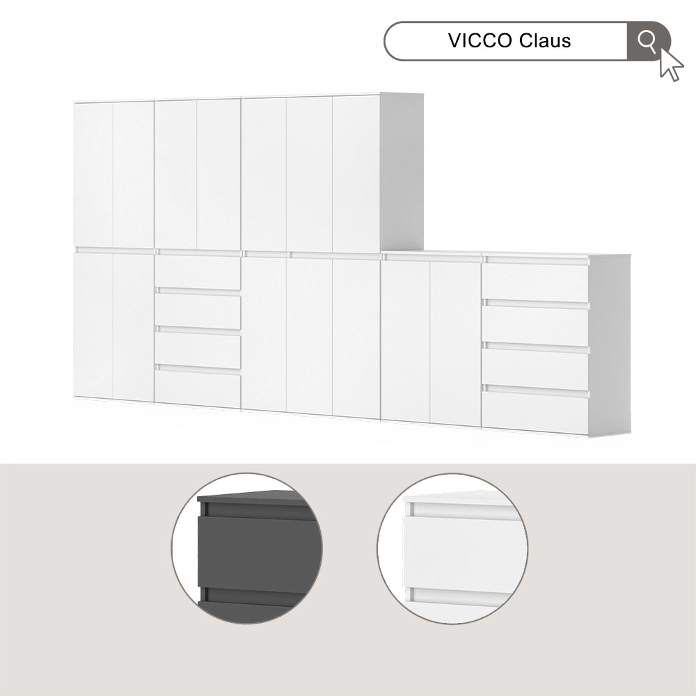 Vicco Scaffale Antracite Set di 2