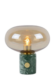Lampada da tavolo Lucide Charlize marmo verde E27 40W