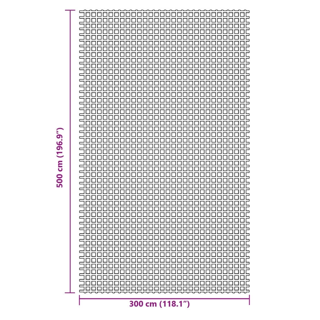 Tappeto da Tenda | Tappeto da campeggio Blu 5x3 m