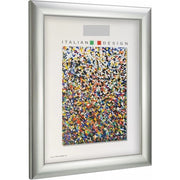 CORNICE PIATTA 25X35CM ARGENTO SPAZZOLATO