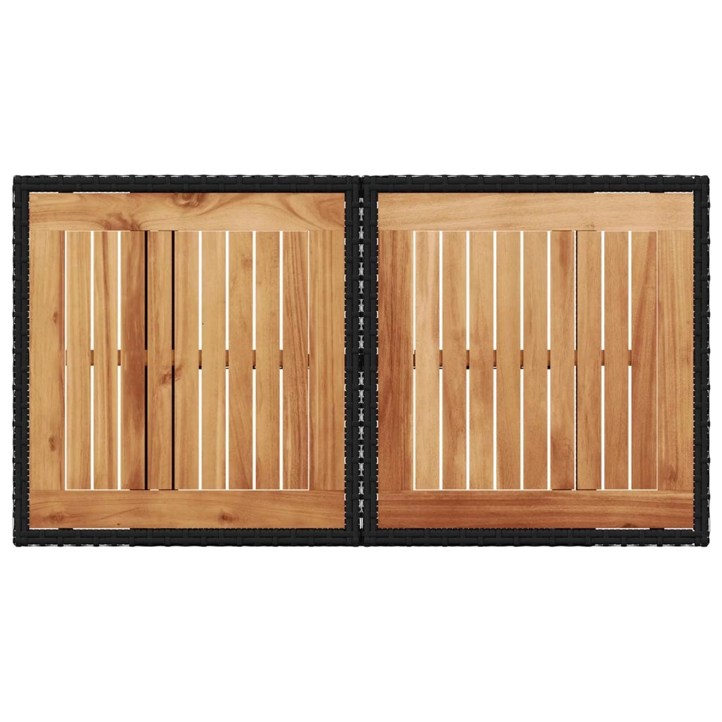 Set da pranzo per esterni 5 pz polyrattan 3422411